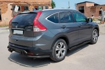 Honda CRV 2012-2016 Bara Spate AK003-21 Negru (Otel Inoxidabil) foto 5