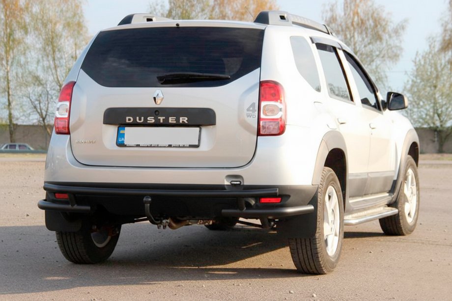 Dacia Duster 2008-2018 Bara Spate AK005-Special Black (Otel Inoxidabil) Image