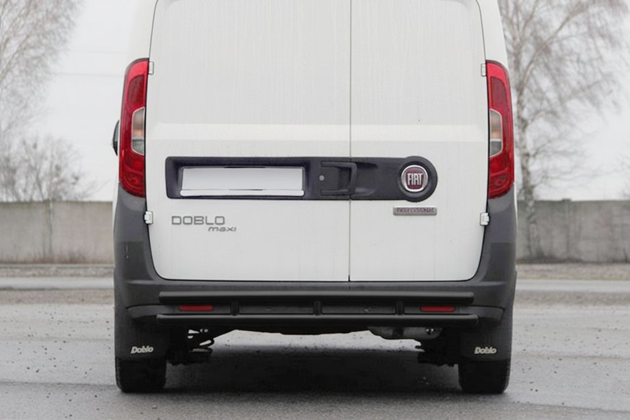 Opel Combo 2012-2018 Bara spate AK002/1-Dubla Black (Otel inoxidabil) Image