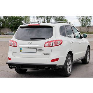Bara Spate AK002-2 Negru (Otel Inoxidabil) Hyundai Santa Fe 2 2006-2012 foto 4