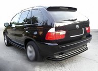 BMW X5 E53 1999–2006 Protectie Spate Special Black (Otel Inoxidabil) foto 1