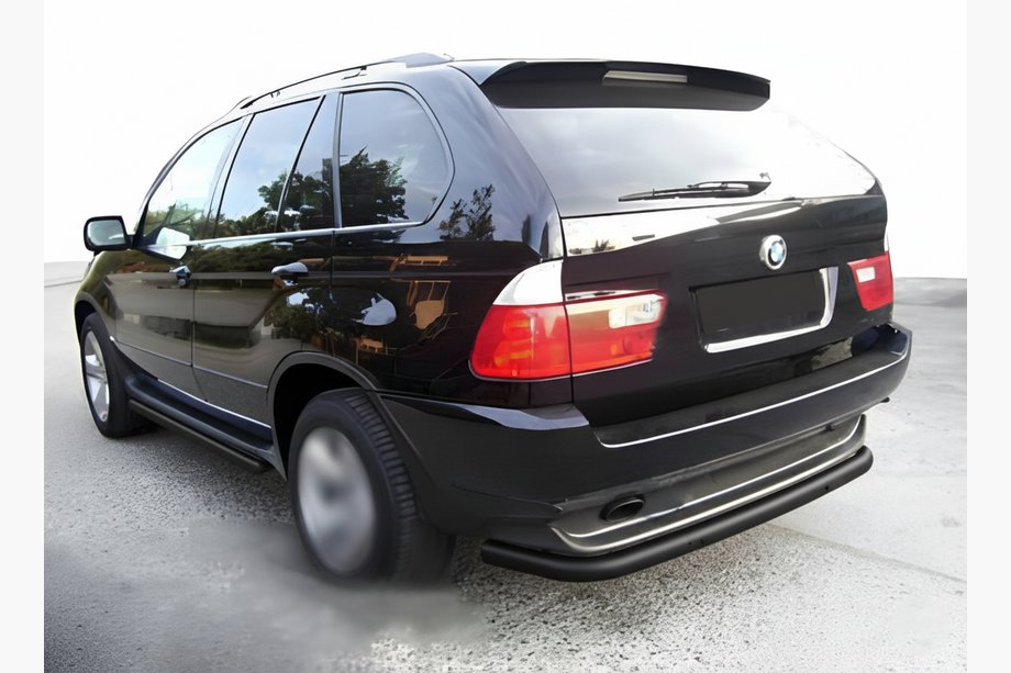 BMW X5 E53 1999–2006 Protectie Spate Special Black (Otel Inoxidabil) Image
