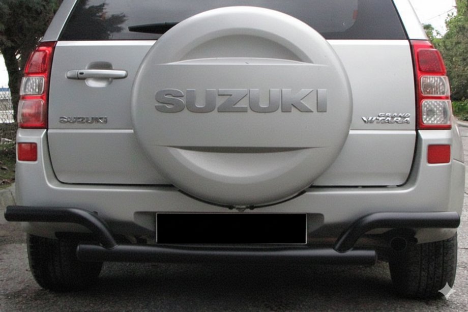 Suzuki Grand Vitara 2005-2017 Protectie Spate AK005-2 Negru (Otel Inoxidabil) Foto 1