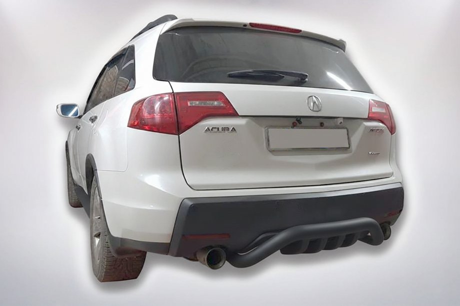 Acura MDX 2007-2013 Protectie Spate B1-47 Negru (Otel Inoxidabil) Foto 2