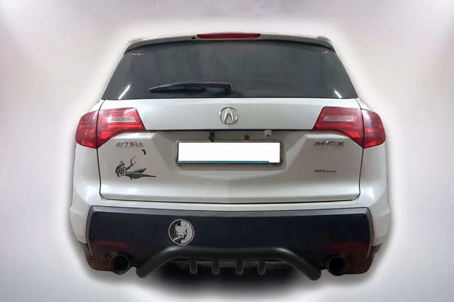 Acura MDX 2007-2013 Protectie Spate B1-47 Negru (Otel Inoxidabil) Foto 3