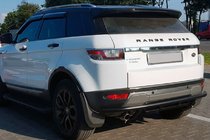 Range Rover Evoque 2012-2018 Protectie Spate AK005-1 Negru (Otel Inoxidabil) foto 1