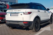 Range Rover Evoque 2012-2018 Protectie Spate AK005-1 Negru (Otel Inoxidabil) foto 3