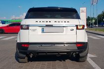 Range Rover Evoque 2012-2018 Protectie Spate AK005-1 Negru (Otel Inoxidabil) foto 2