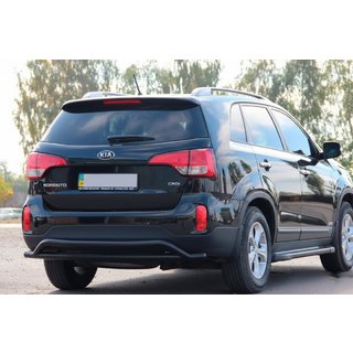Bara Spate AK007-2 Negru (Otel Inoxidabil) Kia Sorento II XM 2009-2014 foto 1