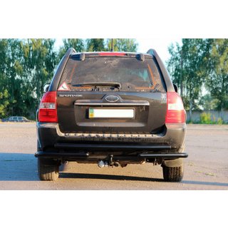 Bara Spate AK007 Negru (Otel Inoxidabil) Kia Sportage 2004-2010 foto 3