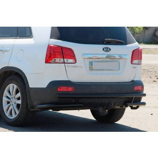 Bara Spate AK003-2 Negru (Otel Inoxidabil) Kia Sorento II XM 2009-2014 foto 2