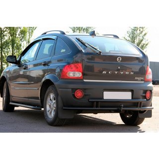 Protectie Spate AK005-2 Negru (Otel Inoxidabil) SsangYong Action 2005-2018 foto 1