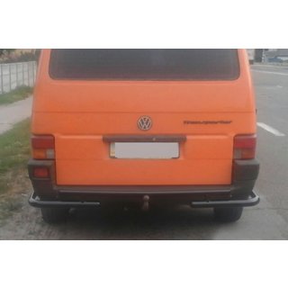Bara Spate AK003-2 Negru (Otel Inoxidabil) Volkswagen T4 Caravelle/Multivan 1990–2003 foto 1