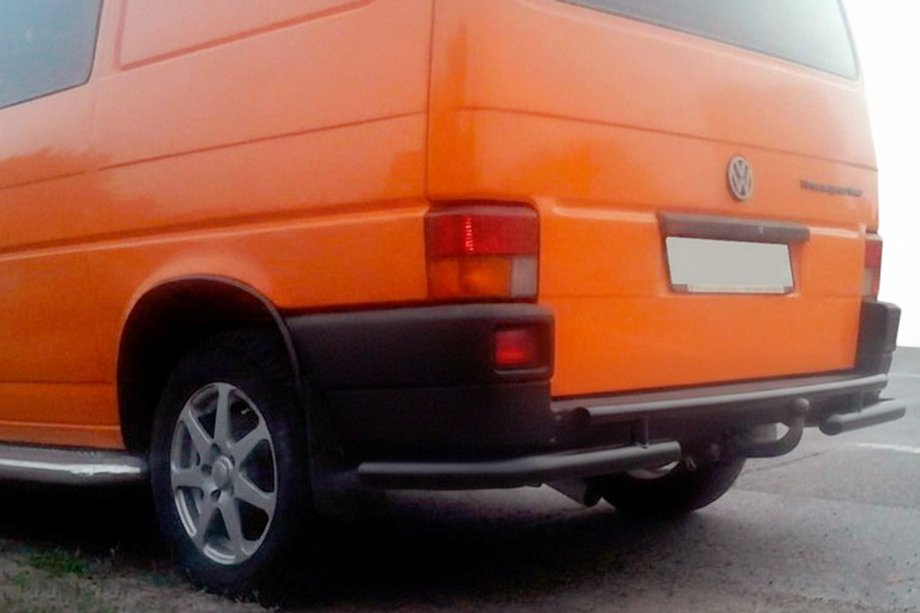 Volkswagen T4 Caravelle/Multivan 1990–2003 Bara Spate AK003-2 Negru (Otel Inoxidabil) Foto 3