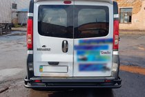 Renault Trafic 2001–2015 Protectie Spate AK-Special Black (Otel Inoxidabil) foto 2