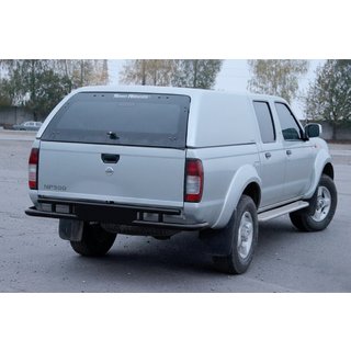 Protectie Spate AK004 Negru (Otel Inoxidabil) Nissan NP300 1999-2015 foto 3