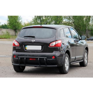 Bara Spate AK011 Negru (Otel Inoxidabil) Nissan Qashqai 2010-2014 foto 2
