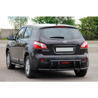 Bara Spate AK011 Negru (Otel Inoxidabil) Nissan Qashqai 2010-2014 foto 3