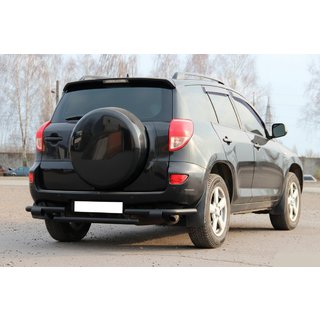 Protectie Spate AK005-2 Negru (2 buc, Otel Inoxidabil) Toyota Rav 4 2006-2013 foto 1