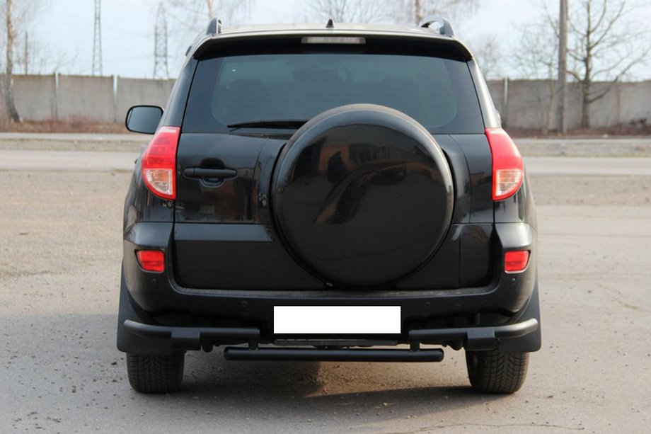 Toyota Rav 4 2006-2013 Protectie Spate AK005-2 Negru (2 buc, Otel Inoxidabil) Foto 2