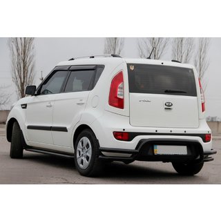 Protectie Spate AK007-2 Negru (Otel Inoxidabil) Kia Soul II 2013-2018 foto 1