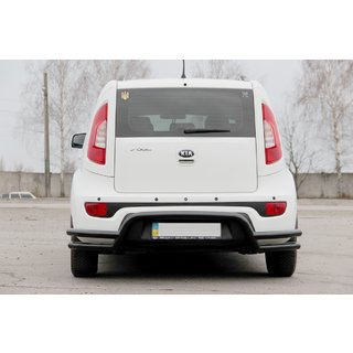 Protectie Spate AK007-2 Negru (Otel Inoxidabil) Kia Soul II 2013-2018 foto 2