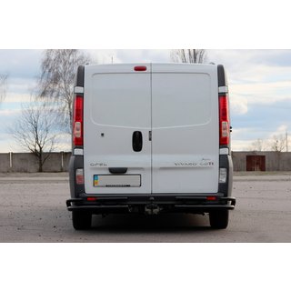 Protectie Spate AK003-Plus-2 Negru (Otel Inoxidabil) Opel Vivaro 2001–2015 foto 2