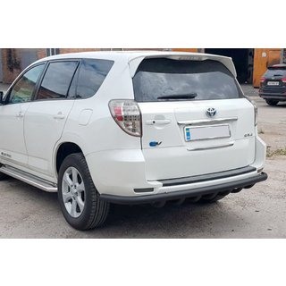 Bara de protectie spate AK005-15 Black (doar pentru EV, 2 buc., inox) Toyota Rav 4 2006-2013 foto 3