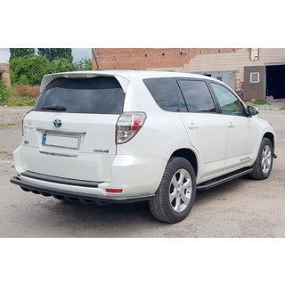 Bara de protectie spate AK005-15 Black (doar pentru EV, 2 buc., inox) Toyota Rav 4 2006-2013 foto 4
