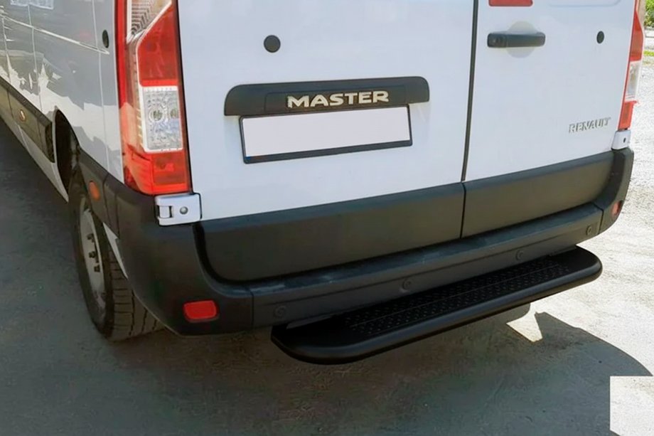 Opel Movano 2010-2021 Trepte spate Black (inox) Foto 2