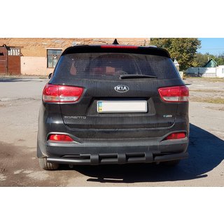 Bara Spate AK015 Negru (Otel Inoxidabil) Kia Sorento II XM 2009-2014 foto 3