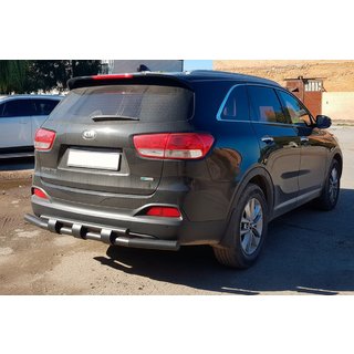 Bara Spate AK015 Negru (Otel Inoxidabil) Kia Sorento II XM 2009-2014 foto 2
