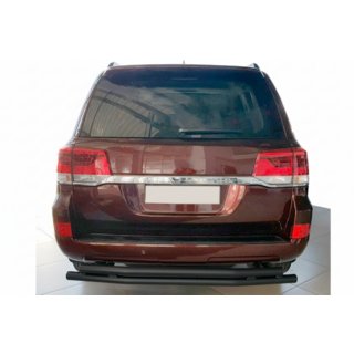 Protectie spate AK002-double Negru (2 buc, inox) Toyota Land Cruiser 200 2007-2021 foto 2