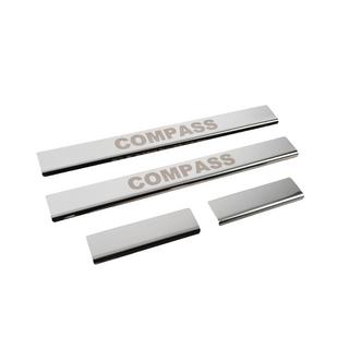 Praguri Carmos (4buc, inox) Jeep Compass 2016- foto 3