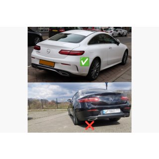 Difuzor Spate Black cu Tips Chrome (Design AMG53) foto 4