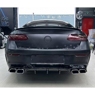 Difuzor Spate Black cu Tips Chrome (Design AMG63) foto 4