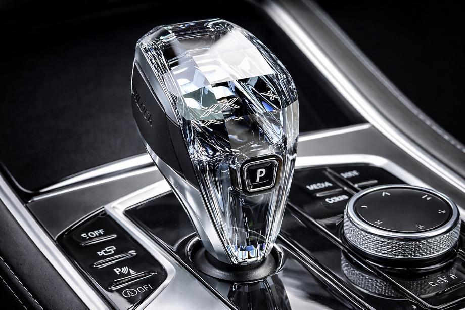 BMW X6 G06 2019–2027 Set elemente cristal interior (selector cutie automata + butoane) Foto 1