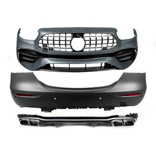 Kit de caroserie AMG E63 cu bara spate (pentru 2020-2024) foto 2