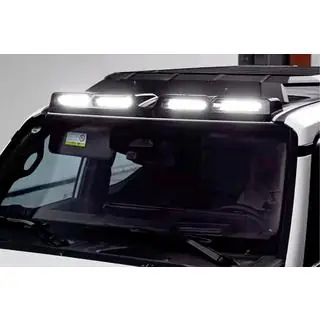 Parasolar pentru parbriz cu LED (Negru) foto 1