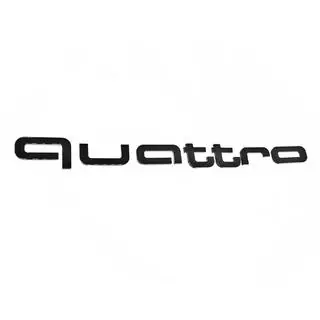 Emblema Quattro Black foto 1