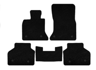 BMW 5 Series F07 2009–2017 Covorase textile Deluxe (Negru) foto 1