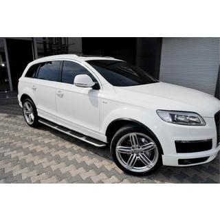Praguri laterale OEM (fara prinderi, 2 buc., aluminiu) Audi Q5 2008-2017 foto 1