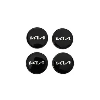 Capacele centrale pentru jante 60/56 mm (Negru cu crom, 4 buc.)