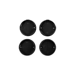 Capacele centrale pentru jante 60/58 mm (Negru cu crom, set 4 buc.) foto 4