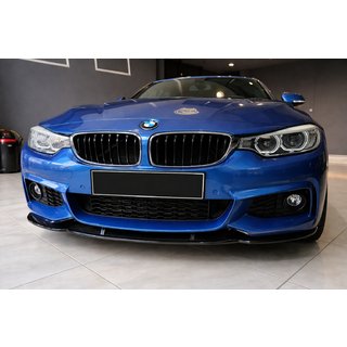 Prelungire bara fata Lip EuroCap (pentru M-Sport, 2014-2017, negru lucios) BMW 4 Series F32/F33/F36 2012-2020 foto 1