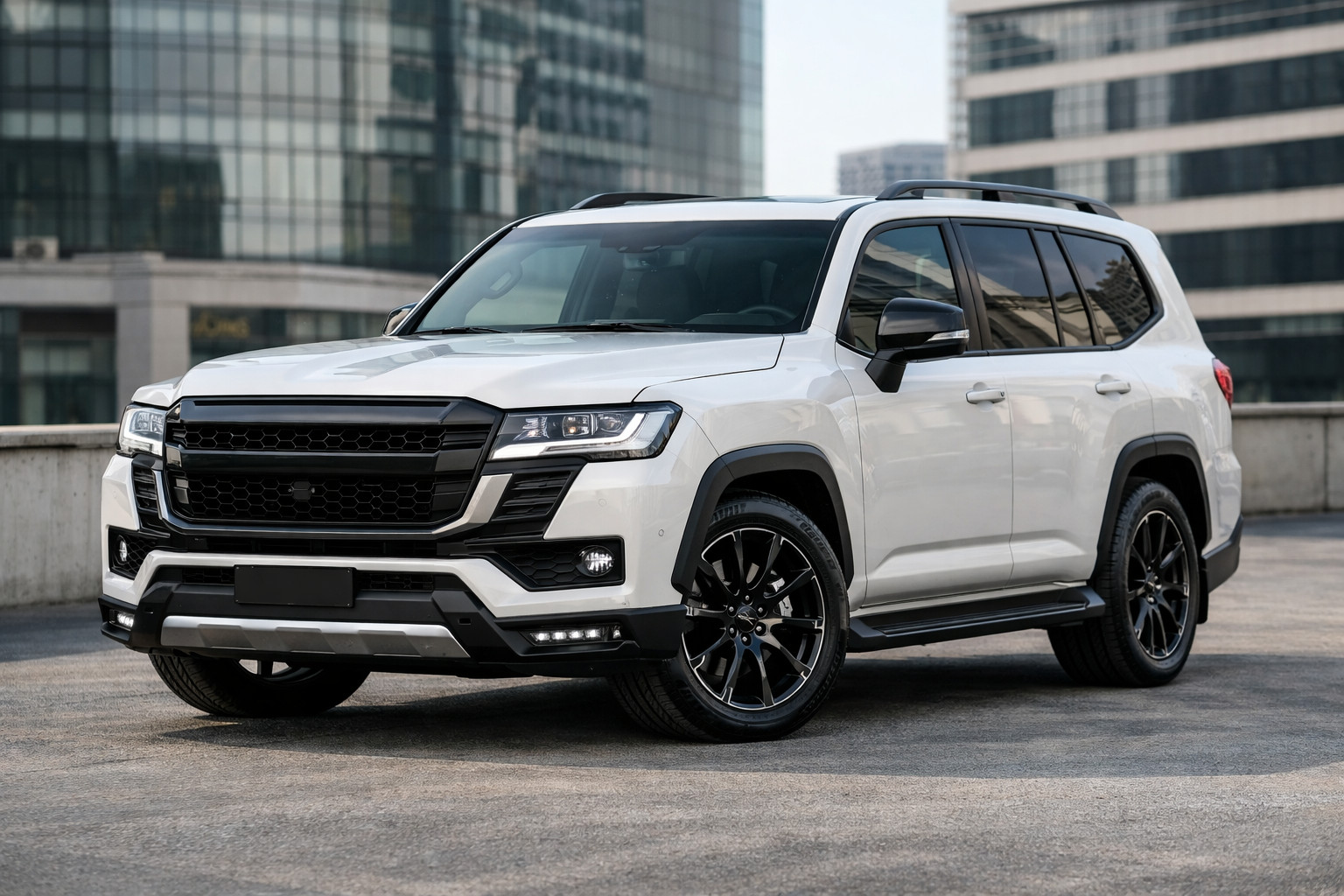 Pachet de stil urban pentru Toyota Land Cruiser 300: aspect vs. costuri