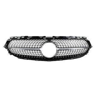 Grila frontala Diamond Silver (pentru Base, 2020-2023) Mercedes E-сlass W213 2016-2023 foto 1