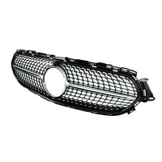 Grila frontala Diamond Silver (pentru Base, 2020-2023) Mercedes E-сlass W213 2016-2023 foto 2