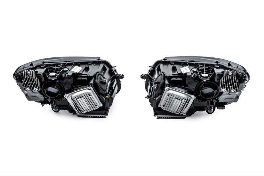 Mercedes C-class W205 2014-2021 Faruri fata cu module Full LED (pentru HALOGEN, 2 buc.) Foto 5