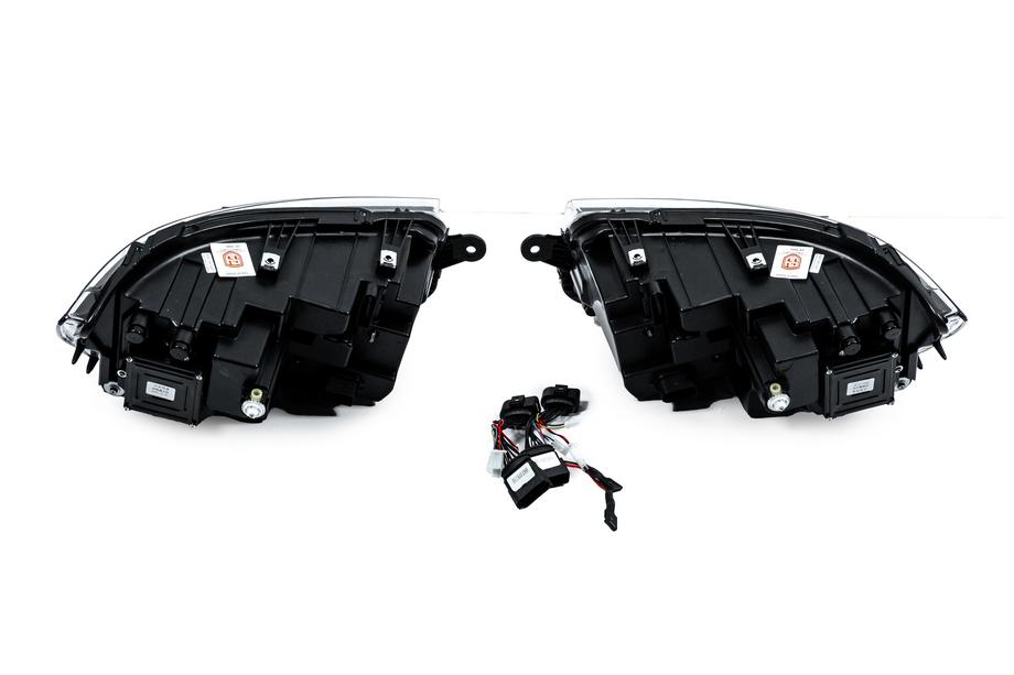 Volkswagen T6 2015-2024 Faruri fata cu module FullLed Black V2 (2015-2019, 2 buc.) Foto 5